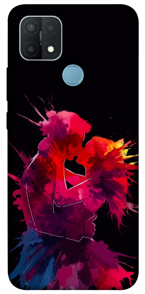 Чехол Abstract couple для Oppo A15