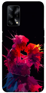 Чехол Abstract couple для Oppo A74 4G