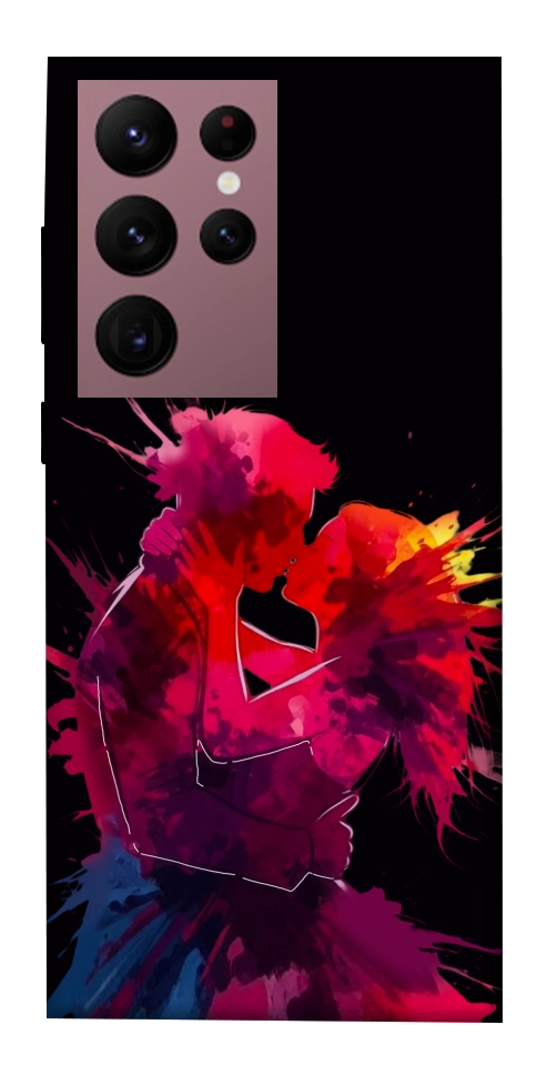 Чехол Abstract couple для Galaxy S22 Ultra