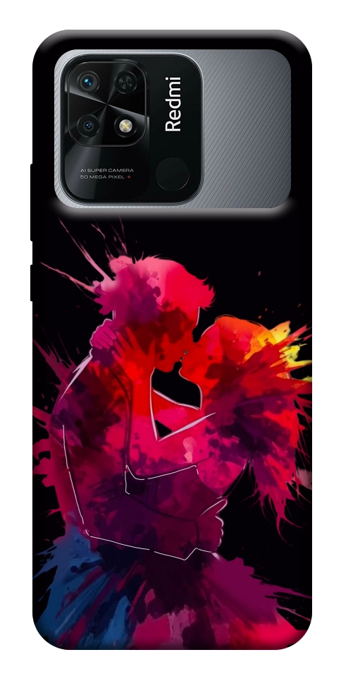 Чехол Abstract couple для Xiaomi Redmi 10C