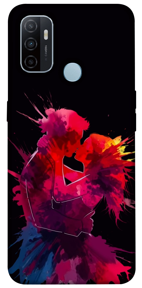 Чехол Abstract couple для Oppo A32