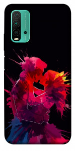 Чехол Abstract couple для Xiaomi Redmi 9T