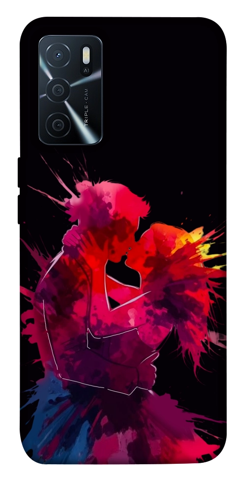 Чехол Abstract couple для Oppo A16