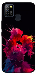 Чехол Abstract couple для Infinix Hot 10 Lite