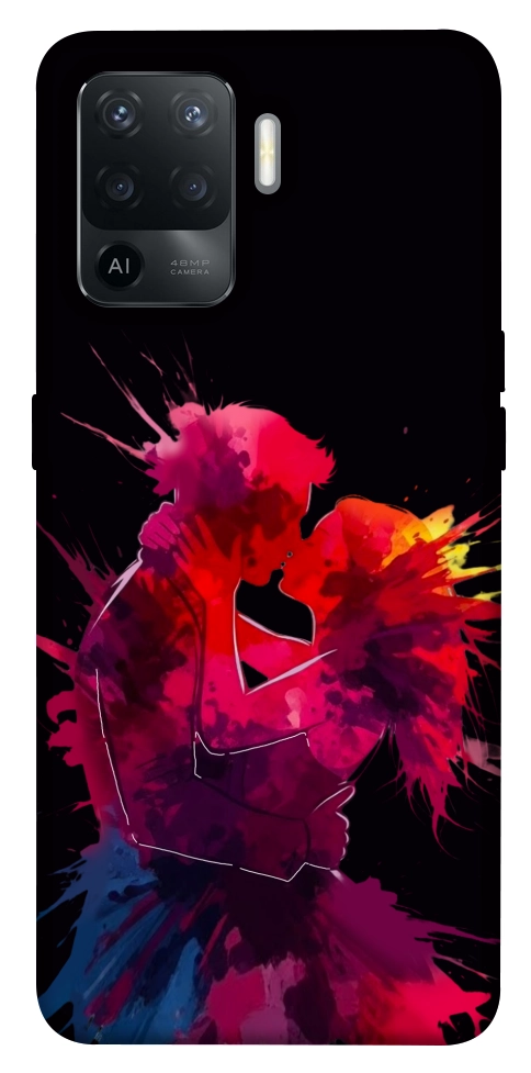 Чехол Abstract couple для Oppo Reno 5 Lite