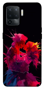 Чехол Abstract couple для Oppo Reno 5 Lite