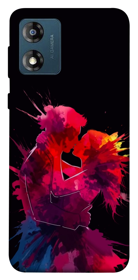 Чехол Abstract couple для Motorola Moto E13