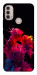 Чехол Abstract couple для Motorola Moto E40