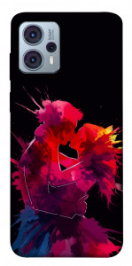 Чехол Abstract couple для Motorola Moto G23