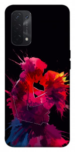 Чехол Abstract couple для Oppo A74 5G