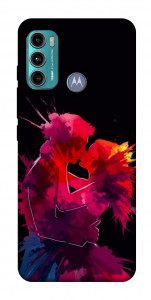 Чехол Abstract couple для Motorola Moto G60