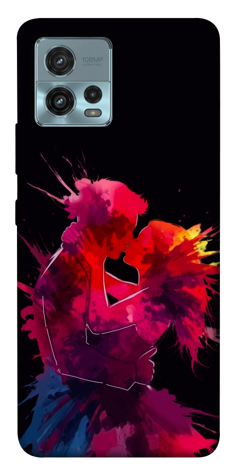 Чехол Abstract couple для Motorola Moto G72