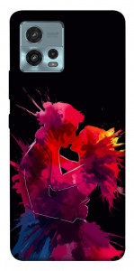 Чехол Abstract couple для Motorola Moto G72