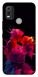 Чехол Abstract couple для Nokia C21 Plus