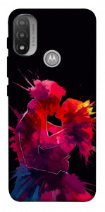 Чохол Abstract couple для Motorola Moto E20
