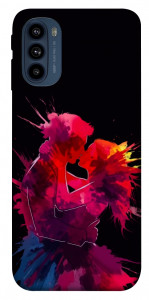 Чехол Abstract couple для Motorola Moto G41