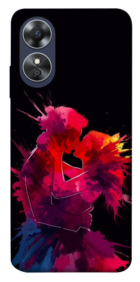Чехол Abstract couple для Oppo A17