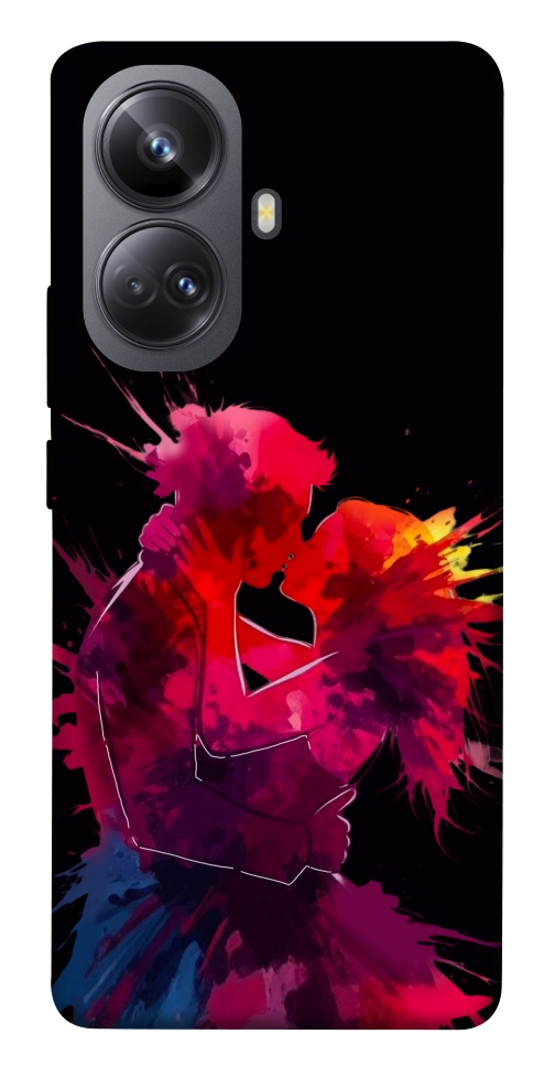 Чехол Abstract couple для Realme 10 Pro+