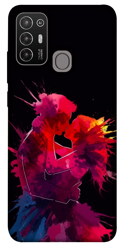 Чехол Abstract couple для ZTE Blade A52