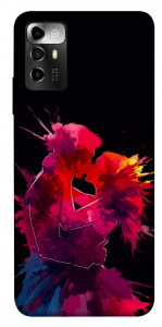 Чехол Abstract couple для ZTE Blade A72