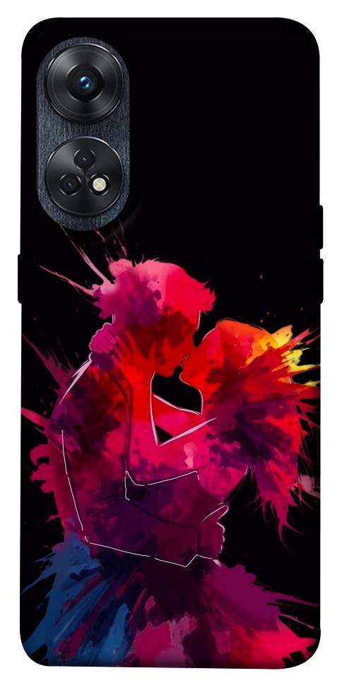 Чехол Abstract couple для Oppo Reno 8 T 4G