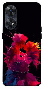 Чехол Abstract couple для Oppo Reno 8 T 4G