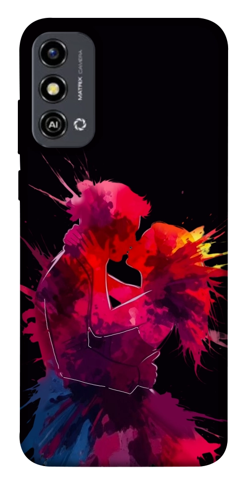 Чехол Abstract couple для ZTE Blade A53