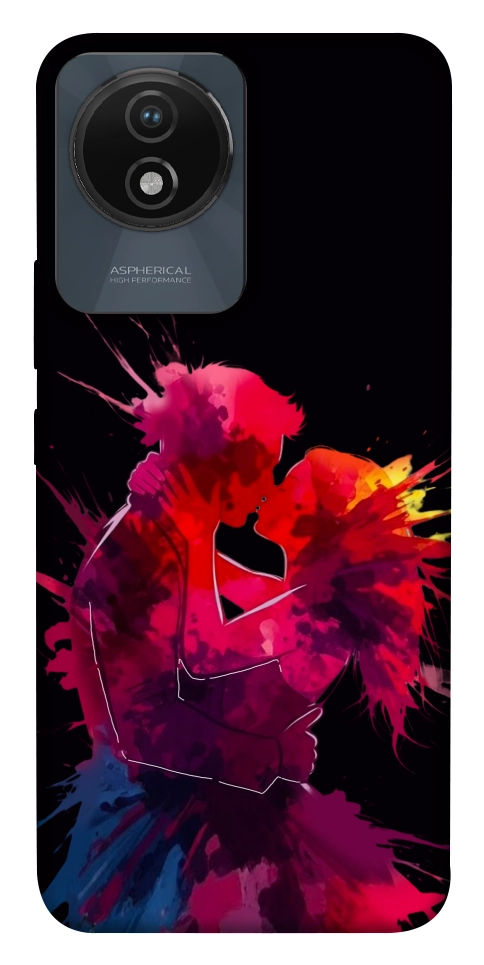 Чехол Abstract couple для Vivo Y02