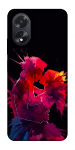 Чехол Abstract couple для Oppo A38