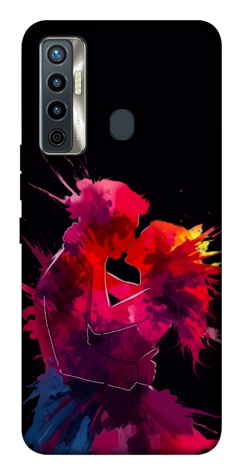 Чехол Abstract couple для TECNO Camon 17