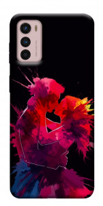 Чохол Abstract couple для Motorola Moto G42