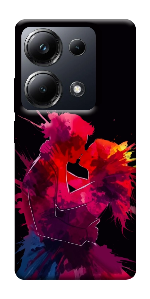 Чехол Abstract couple для Xiaomi Poco M6