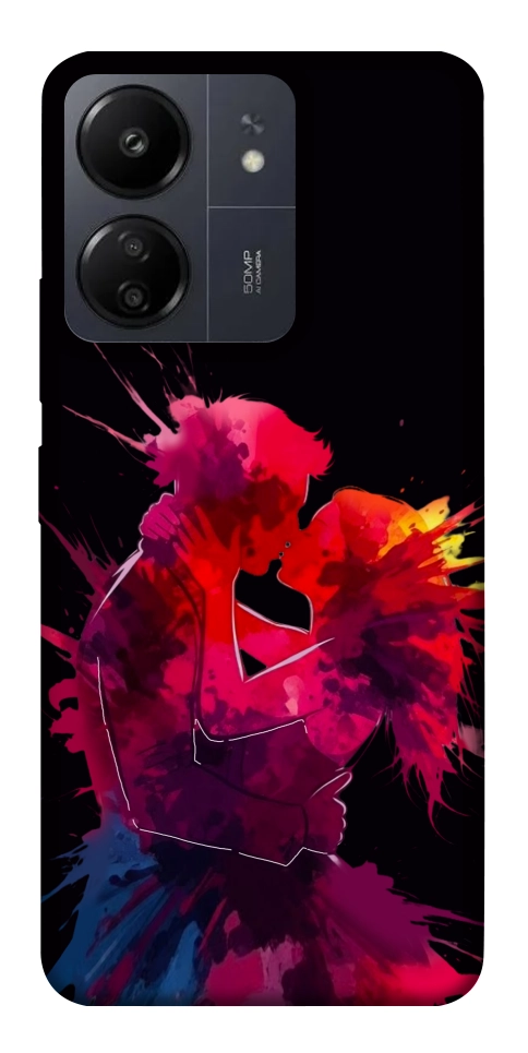 Чехол Abstract couple для Xiaomi Poco C65