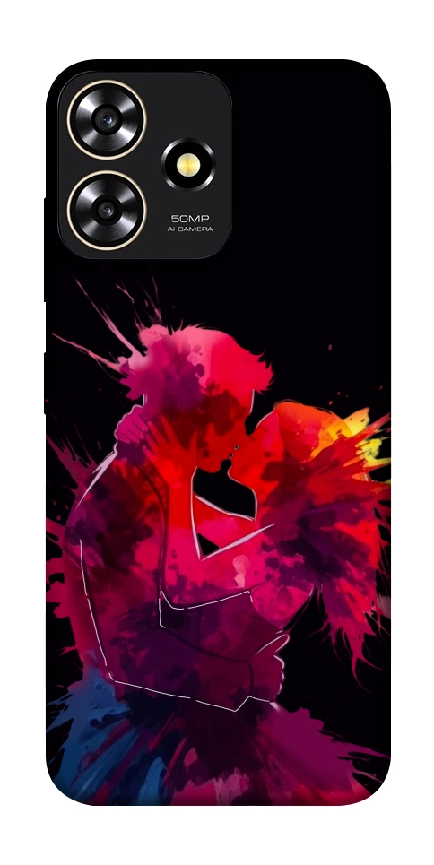 Чехол Abstract couple для ZTE Blade A73 4G