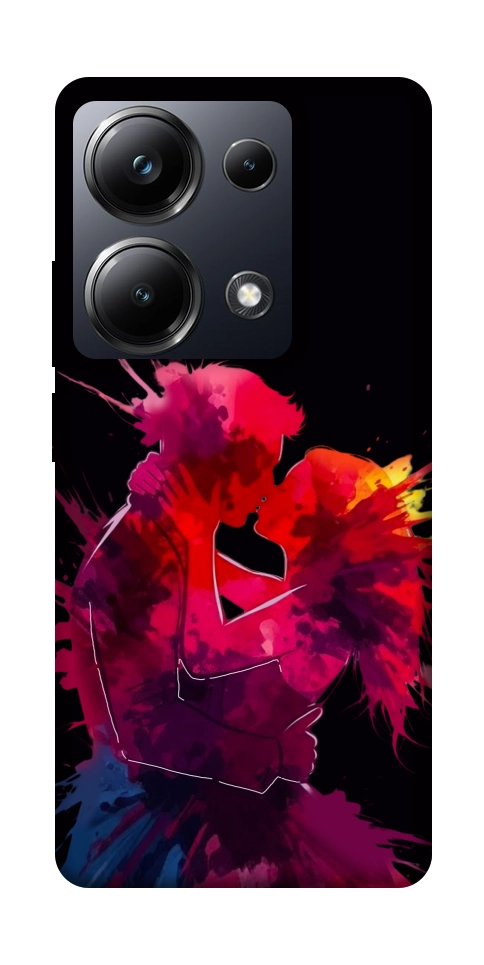 Чехол Abstract couple для Xiaomi Poco M6 Pro 4G