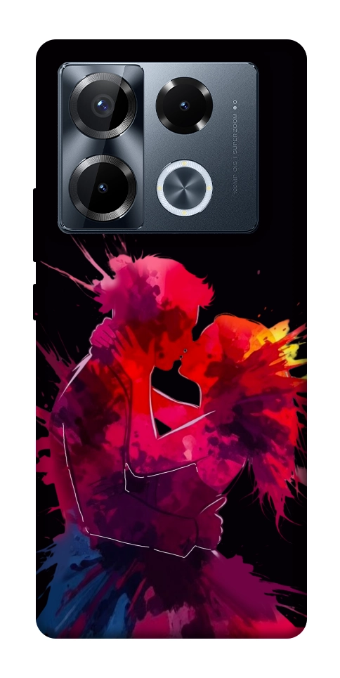 Чехол Abstract couple для Infinix Note 40 Pro 4G
