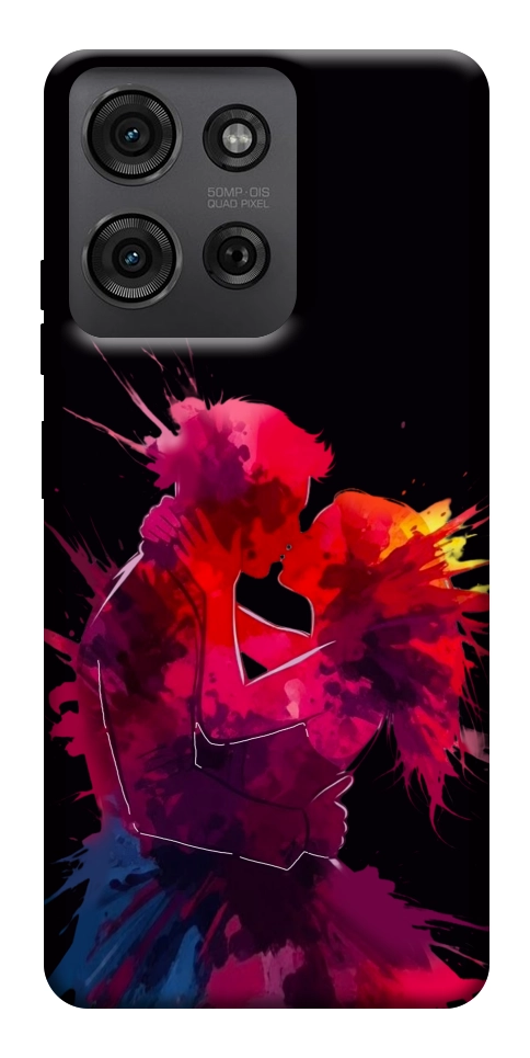 Чехол Abstract couple для Motorola Moto G75 5G