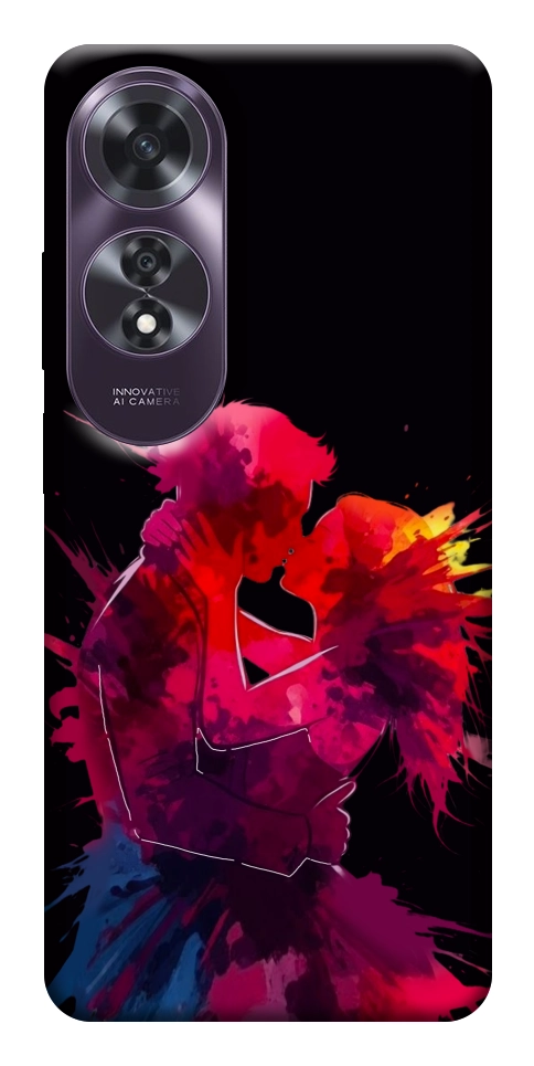 Чехол Abstract couple для Oppo A60 4G