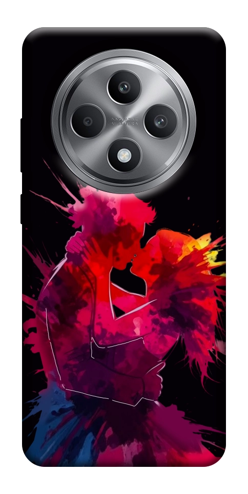 Чехол Abstract couple для Oppo Reno 12 F 4G