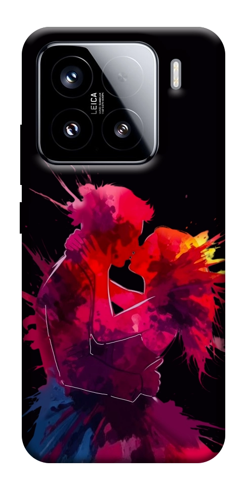 Чехол Abstract couple для Xiaomi 15