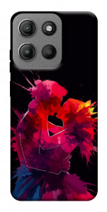 Чехол Abstract couple для Motorola Moto G15 4G