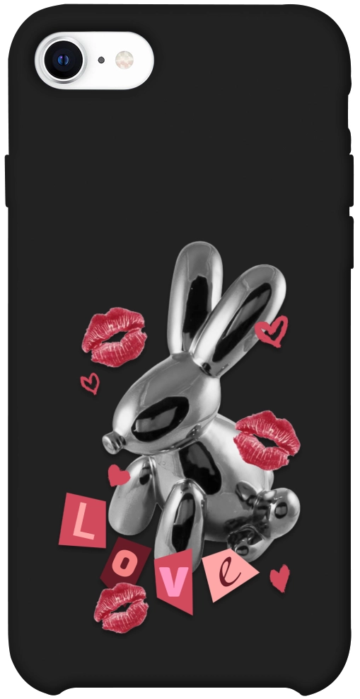 Чехол Metal bunny для iPhone SE (2020)