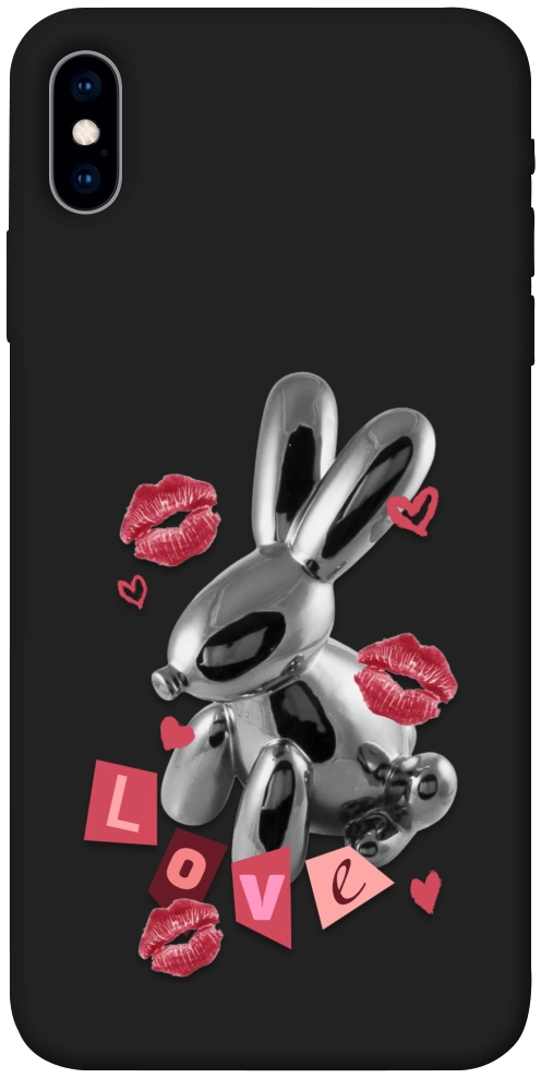 Чохол Metal bunny для iPhone X