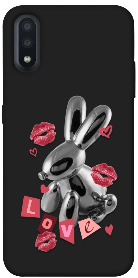 Чохол Metal bunny для Galaxy A01
