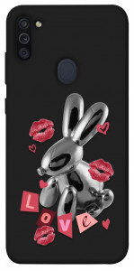 Чохол Metal bunny для Galaxy M11 (2020)