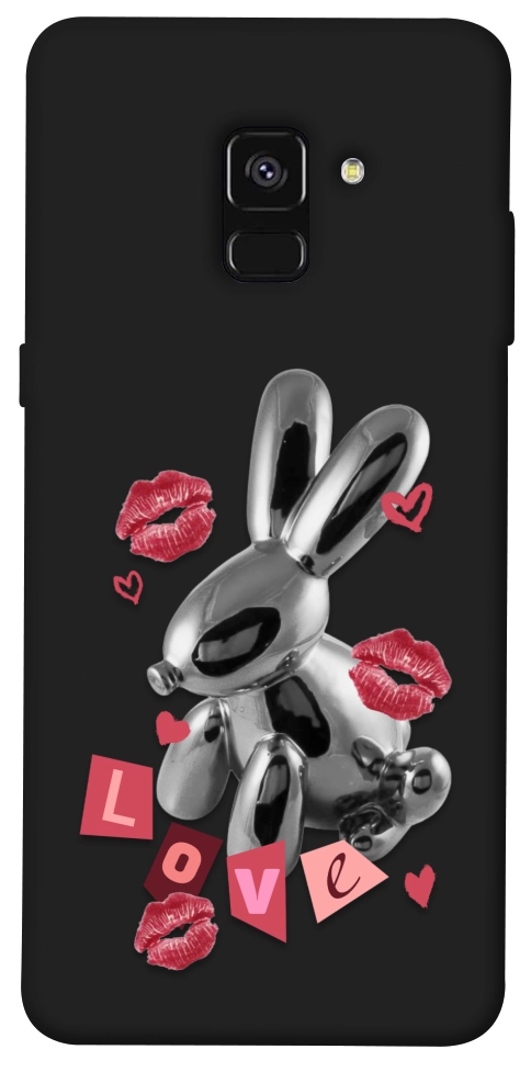 Чохол Metal bunny для Galaxy A8 (2018)