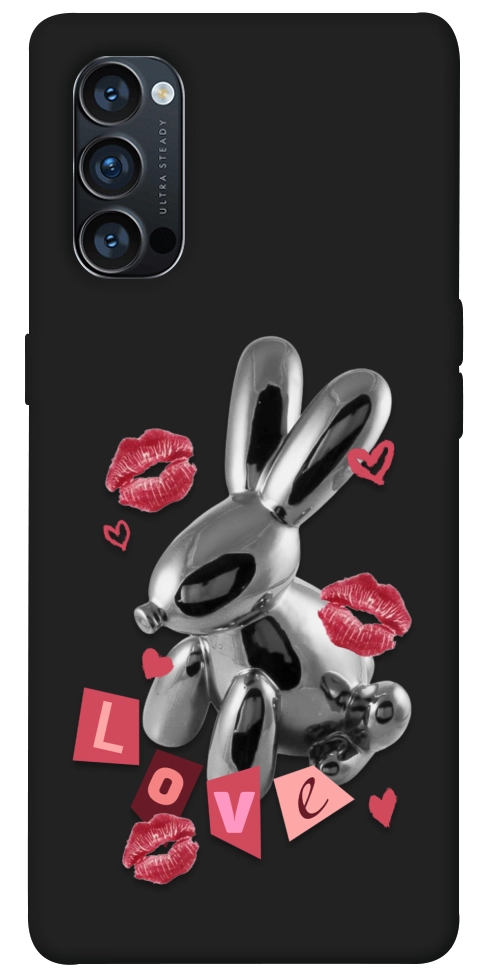 Чехол Metal bunny для Oppo Reno 4 Pro 5G