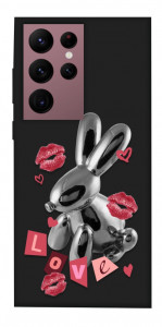 Чехол Metal bunny для Galaxy S22 Ultra