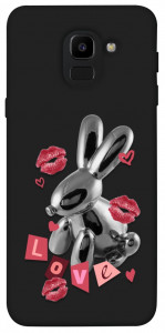 Чохол Metal bunny для Galaxy J6 (2018)