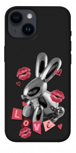 Чохол Metal bunny для iPhone 14